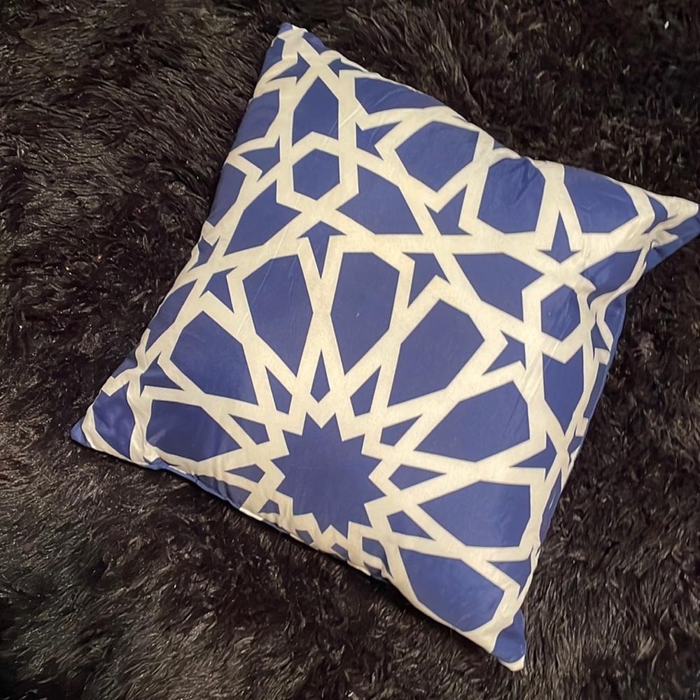 Dark blue pillow